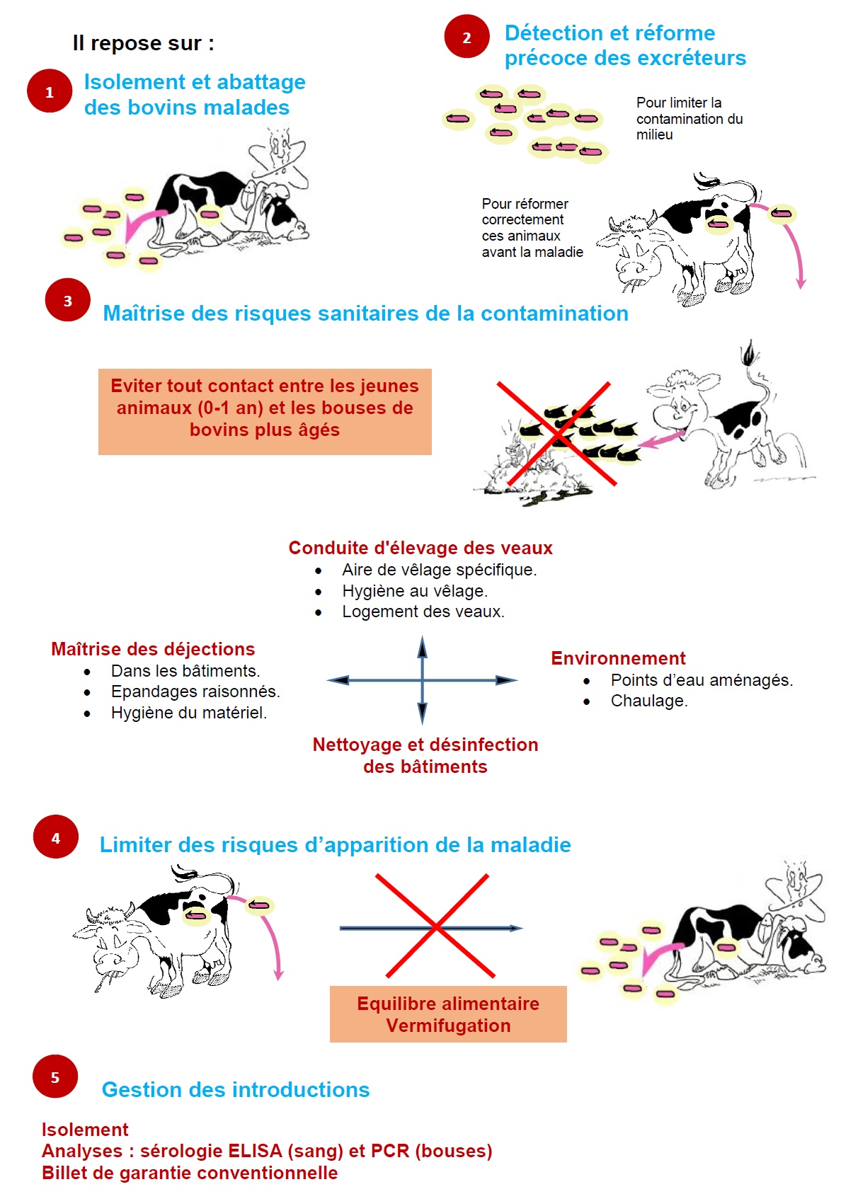 Plan d'assainissement de la paratuberculose