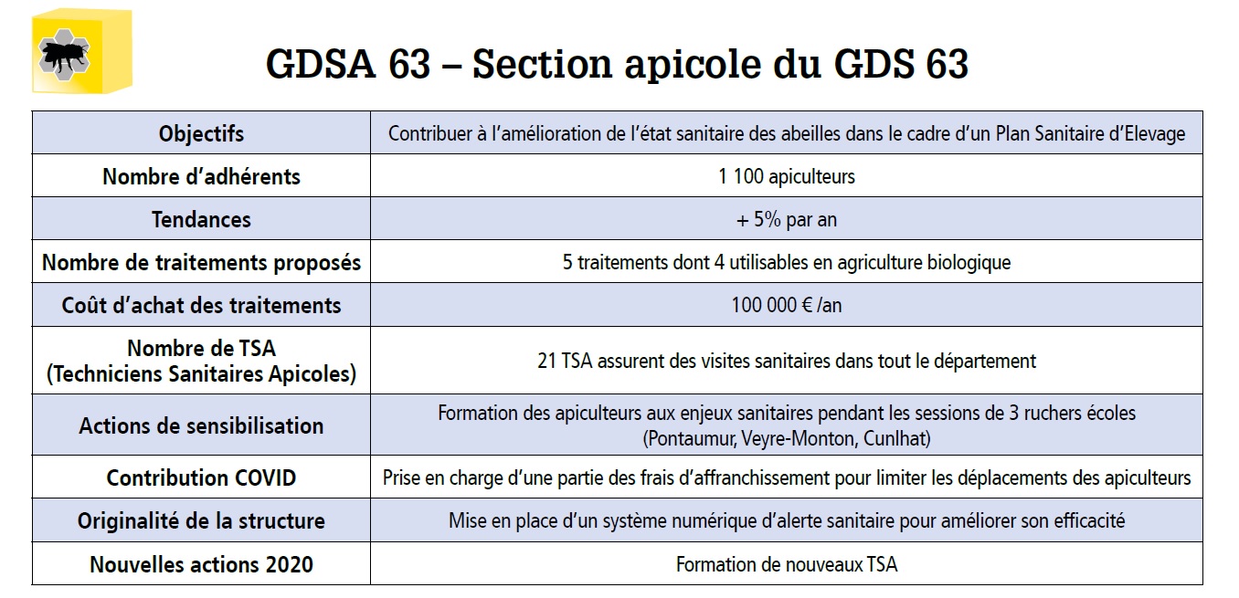 GDS Infos 2021 abeilles